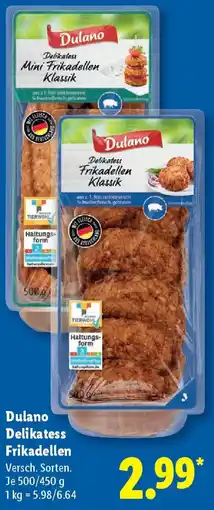Lidl Dulano Delikatess Frikadellen Angebot