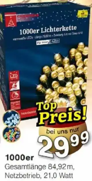 Jawoll 1000er Lichterkette Angebot