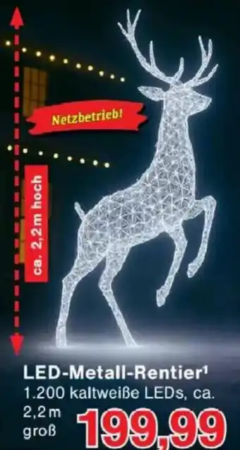 Jawoll LED-Metall-Rentier Angebot