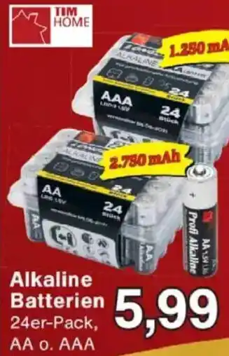 Jawoll TIM HOME Alkaline Batterien Angebot