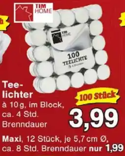 Jawoll TIM HOME Teelichter Angebot