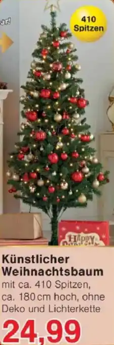 Jawoll Künstlicher Weihnachtsbaum Angebot