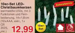 Jawoll 10er-Set LED Christbaumkerzen Angebot