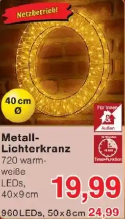 Jawoll Metall Lichterkranz Angebot