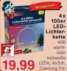 Jawoll 4x 100er LED-Lichterkette Angebot