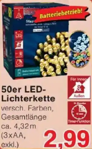 Jawoll 50er LED-Lichterkette Angebot