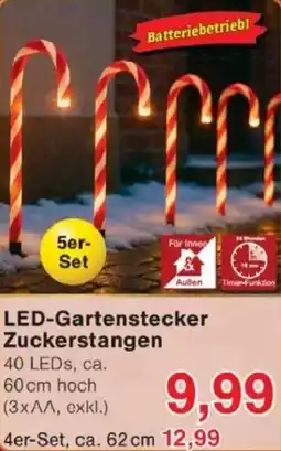 Jawoll LED-Gartenstecker Zuckerstangen Angebot