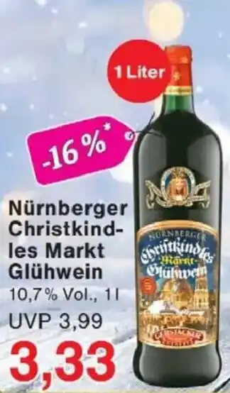 Jawoll Nürnberger Christkindles Markt Glühwein Angebot