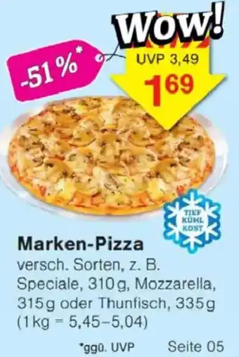 Jawoll Marken-Pizza Angebot