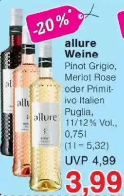 Jawoll allure Weine Angebot