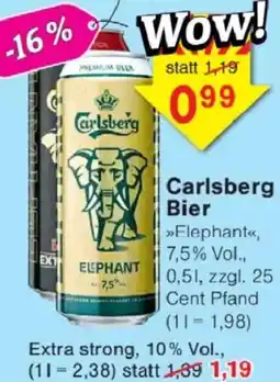 Jawoll Carlsberg Bier Angebot