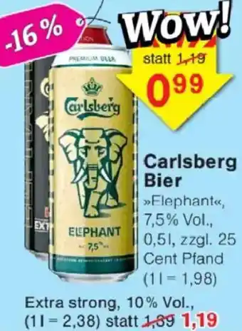 Jawoll Carlsberg Bier Angebot