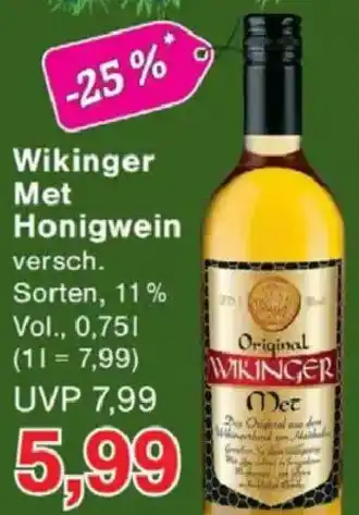 Jawoll Wikinger Met Honigwein Angebot
