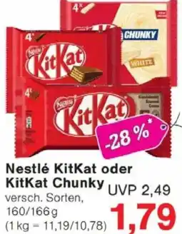 Jawoll Nestlé KitKat oder KitKat Chunky Angebot