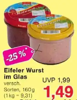 Jawoll Eifeler Wurst im Glas Angebot