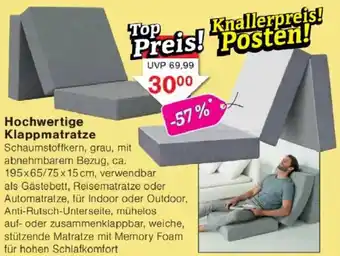 Jawoll Hochwertige Klappmatratze Angebot