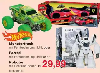 Jawoll Monstertruck oder Ferrari oder Roboter Angebot