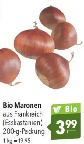 CITTI Markt Bio Maronen Angebot