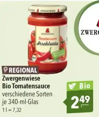 CITTI Markt Zwergenwiese Bio Tomatensauce Angebot
