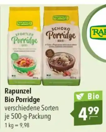 CITTI Markt Rapunzel Bio Porridge Angebot