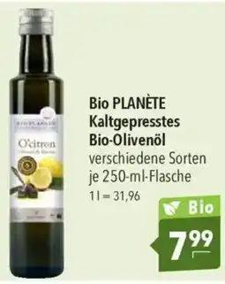 CITTI Markt Bio PLANÈTE Kaltgepresstes Bio-Olivenöl Angebot