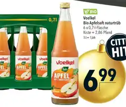 CITTI Markt Voelkel Bio Apfelsaft naturtrüb Angebot