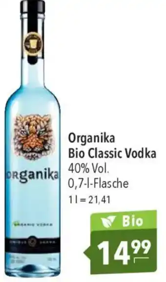 CITTI Markt Organika Bio Classic Vodka Angebot