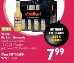 CITTI Markt Voelkel Bio Zisch Limonade Angebot