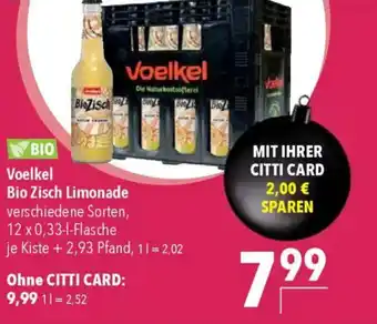 CITTI Markt Voelkel Bio Zisch Limonade Angebot