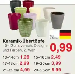 Jawoll Keramik Übertöpfe Angebot