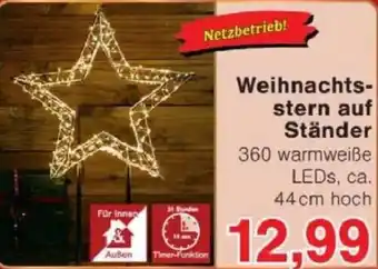 Jawoll Weihnachtsstern auf Ständer Angebot