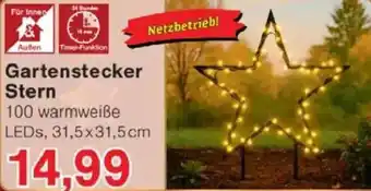 Jawoll Gartenstecker Stern Angebot