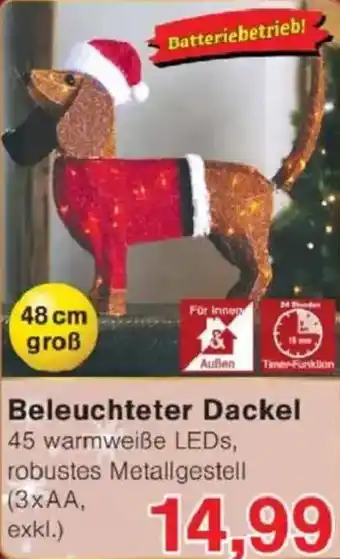 Jawoll Beleuchteter Dackel Angebot