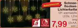 Jawoll Schneeflocken Lichterkette Angebot