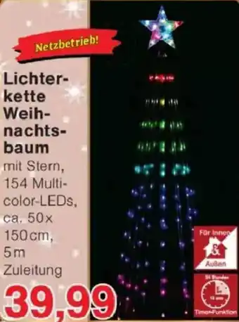 Jawoll Lichterkette Weihnachtsbaum Angebot