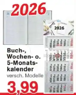 Jawoll Buch, Wochen o. 5-Monats- kalender Angebot