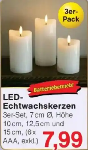 Jawoll LED Echtwachskerzen Angebot