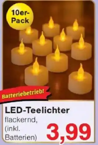 Jawoll LED Teelichter 10er-Pack Angebot