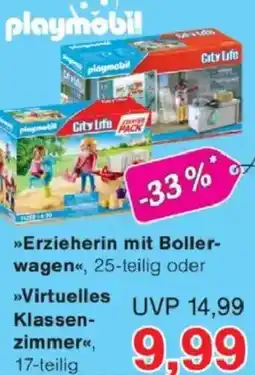 Jawoll playmobil Erzieherin mit Bollerwagen oder Virtuelles klassenzimmer Angebot