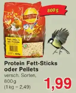 Jawoll Protein Fett Sticks oder Pellets Angebot