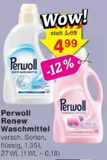 Jawoll Perwoll Renew Waschmittel Angebot