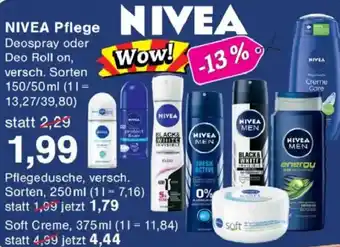 Jawoll NIVEA Pflege Deospray oder Deo Roll on Angebot