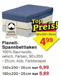 Jawoll Flanell Spannbettlaken Angebot
