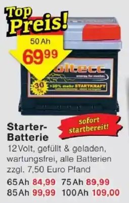 Jawoll Starter Batterie 50Ah Angebot