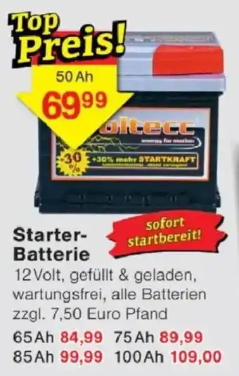Jawoll Starter Batterie 50Ah Angebot