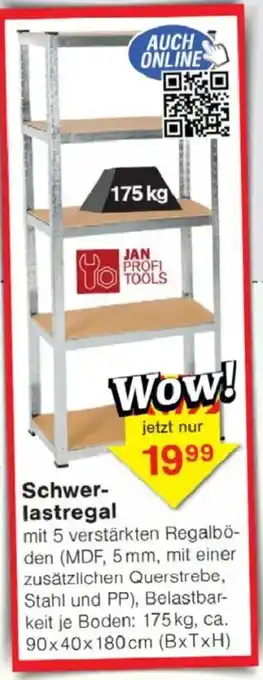Jawoll Schwerlastregal Angebot
