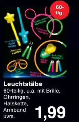Jawoll Leuchtstäbe 60 teilig Angebot
