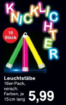 Jawoll Leuchtstäbe Angebot