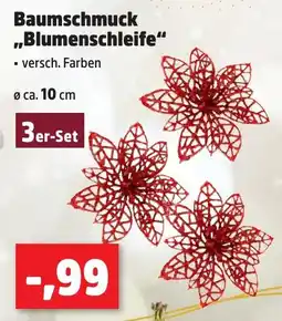 Thomas Philipps Baumschmuck ,,Blumenschleife" 3er-Set Angebot