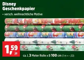 Thomas Philipps Disney Geschenkpapier Angebot